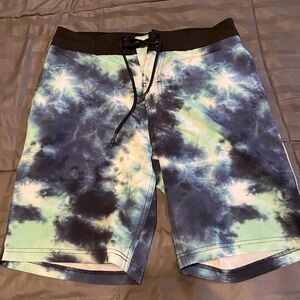 Men's Tie-Dye no boundaries Swim Shorts